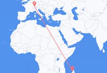 Flights from Nosy Be, Madagascar to Zürich, Switzerland