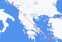 Vols depuis la ville de Dubrovnik vers la ville d'Astypalée