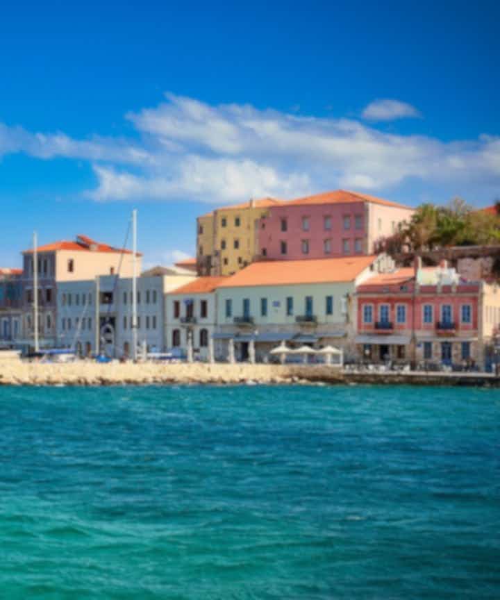 Flights from Gjogur, Iceland to Chania, Greece