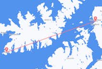 Lennot Hammerfestistä, Norja Hasvikiin, Norja