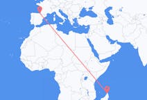 Flyg från Antsiranana, Madagaskar till San Sebastian, Spanien