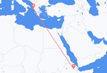 Flights from Semera, Ethiopia to Corfu, Greece