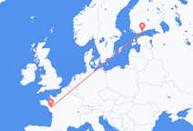 Flyg från Nantes till Helsingfors