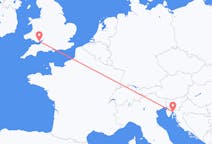 Flights from Rijeka, Croatia to Cardiff, the United Kingdom