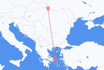 Flights from Syros, Greece to Satu Mare, Romania