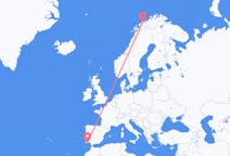 Flyg från Tromsö till Faro District