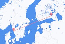 Loty z Lappeenranta, Finlandia z Göteborg, Szwecja