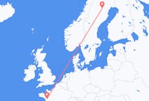 Flights from Arvidsjaur, Sweden to Nantes, France