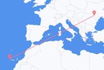 Flyrejser fra Santa Cruz de La Palma, Spanien til Iași, Rumænien
