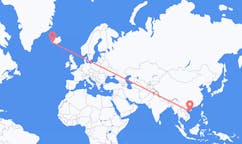 Рейсы из Саньи, Китай в Рейкьявик, Исландия