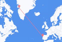 出发地 格陵兰伊卢利萨特目的地 葡萄牙波尔图的航班
