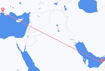 아랍에미리트발 두바이, 터키행 달라만 항공편