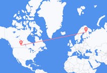 Flyg från Saskatoon, Kanada till Kuusamo, Kanada