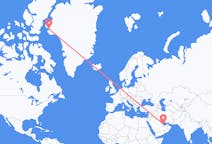 Flyreiser fra Doha, Qatar til Qaanaaq, Grønland