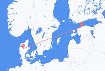 Fly fra Karup til Tallinn