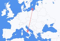 Vuelos de Gdansk, Polonia a Nápoles, Italia