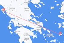 Loty z miasta Ikaria do miasta Korfu