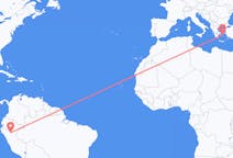 Flights from Tarapoto, Peru to Mykonos, Greece