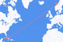 Flights from Cayman Brac, Cayman Islands to Kristiansund, Norway