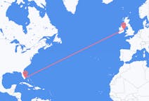 来自美国出发地 勞德代爾堡目的地 爱尔兰都柏林的航班
