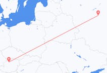Flyg från Moskva, Ryssland till Linz, Österrike