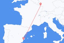 Flyreiser fra Saarbrücken, Tyskland til Alicante, Spania