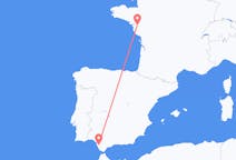 Flights from Jerez de la Frontera, Spain to Nantes, France