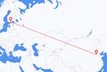 Flyg från Shijiazhuang, Kina till Helsingfors, Finland
