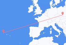 Flights from Corvo Island, Portugal to Katowice, Poland