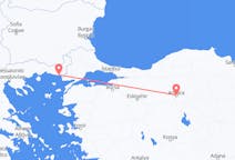 Flyreiser fra Ankara, Tyrkia til Alexandroupolis, Hellas