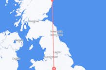 Flyreiser fra Aberdeen, Skottland til Birmingham, England