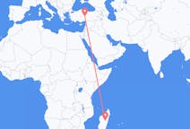 Flyreiser fra Antananarivo, Madagaskar til Kayseri, Tyrkia