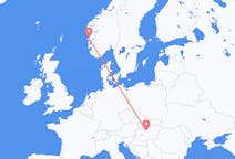 Flights from Budapest, Hungary to Bergen, Norway