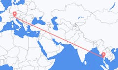 Flyg från Myeik, Myanmar, Myanmar (Burma) till Bolzano, Italien