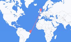 Flights from João Pessoa, Paraíba, Brazil to Doncaster, the United Kingdom