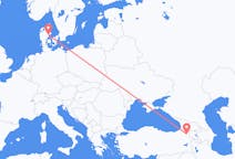 Flights from Kars, Turkey to Aarhus, Denmark