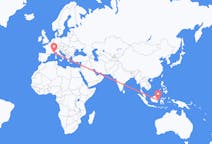Flights from Balikpapan, Indonesia to Nice, France