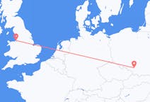 Flights from Katowice, Poland to Liverpool, England
