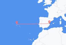 Flights from Graciosa, Portugal to Valencia, Spain