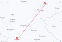Flights from from Stuttgart to Leipzig