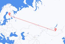 Lennot Ulaanbaatarista Kuopioon