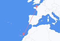 Vluchten van Fuerteventura naar Rennes