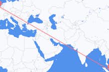 Flights from Kuala Lumpur to Ostend