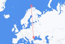 Flyg från Hammerfest till Burgas