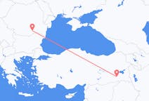 Flyreiser fra Siirt, Tyrkia til București, Romania