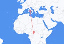 来自中非共和国出发地 班基目的地 意大利特拉帕尼的航班