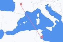 Flyg från Djerba, Tunisien till Brive-la-gaillarde, Frankrike