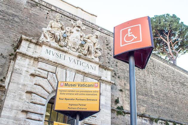 Tour en Vaticano con acceso para sillas de ruedas con boletos sin colas y Capilla Sixtina