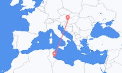 Flyreiser fra Djerba, Tunisia til Heviz, Ungarn