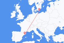 Flights from Bornholm, Denmark to Barcelona, Spain